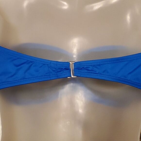 Valentine Ruched Bandeau Bikini Top,, FLORAL bottoms by Newport News - Picture 7 of 9